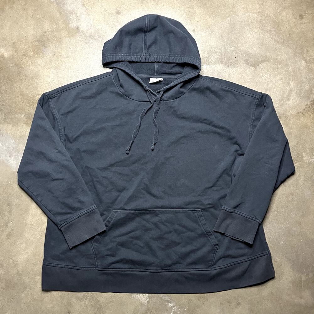 L Ava Viv Blank Black Hoodie Sweatshirt